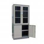 Glass door office cabinet