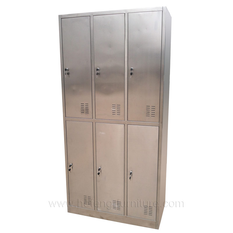 Stainless Steel Locker 6 Door - Luoyang Hefeng Furniture