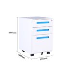 3 Drawer Mobile File Cabinet(3)