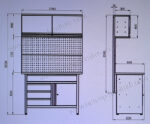 garage storage workbench